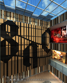 购物中心设计效果图：海南海建商业大厦商业部分效果图